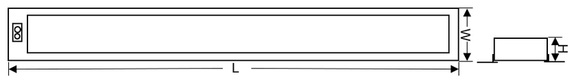 Astro asymmetric linear light dim